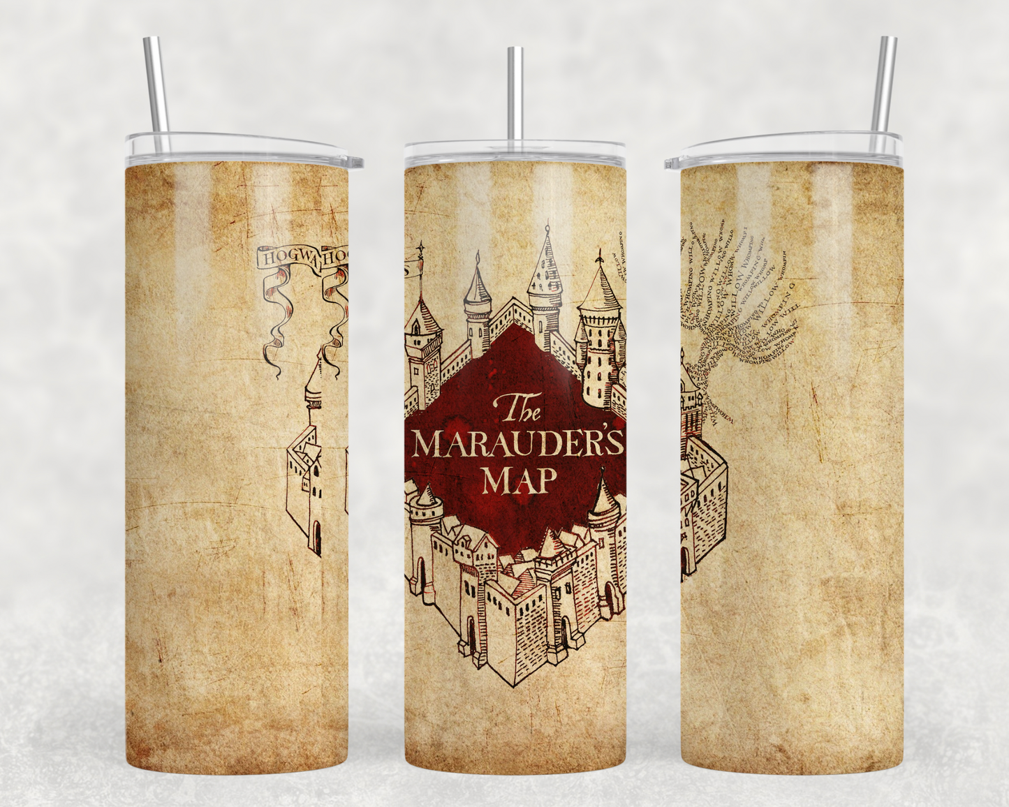 Marauders Map Tumbler Wrap