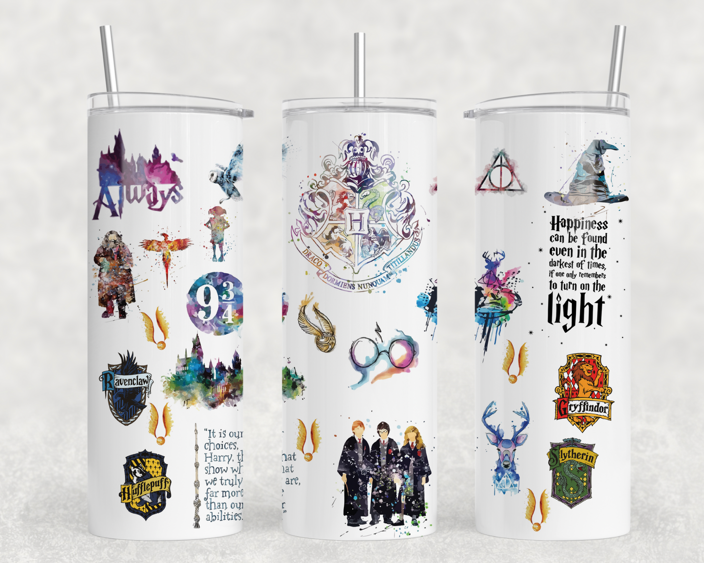 HP Watercolor Tumbler Wrap