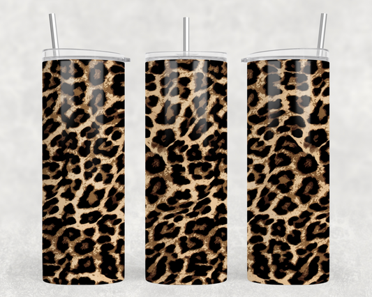 Classic Leopard Print Tumbler Wrap