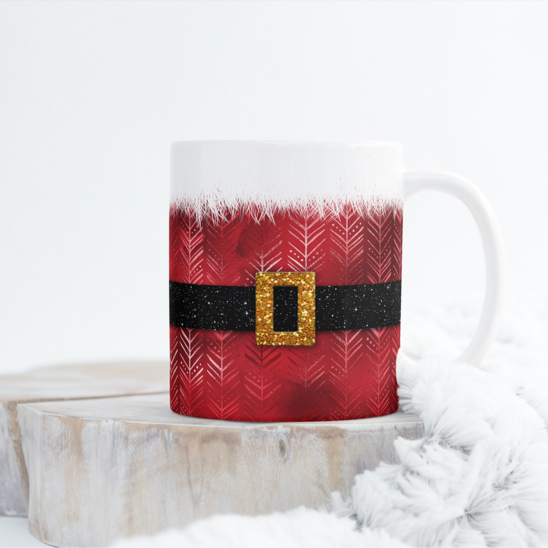 Red Christmas Coat Mug Wrap