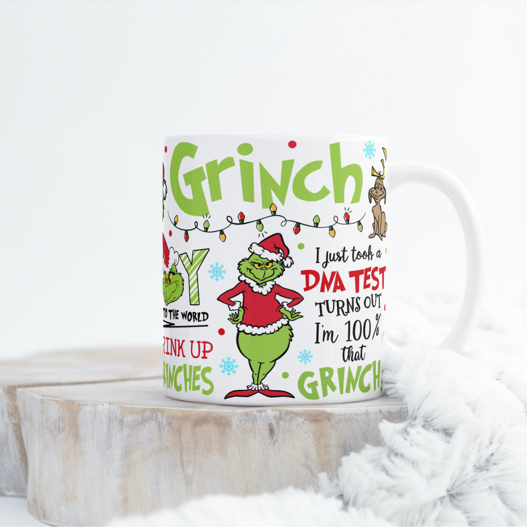 Grinch Mug Wrap