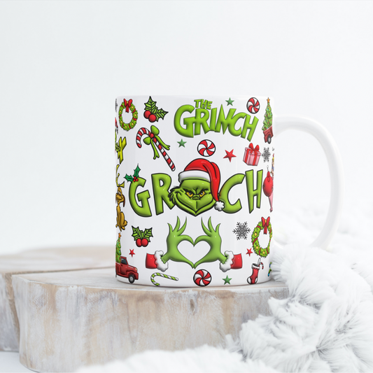 The Grinch Mug Wrap