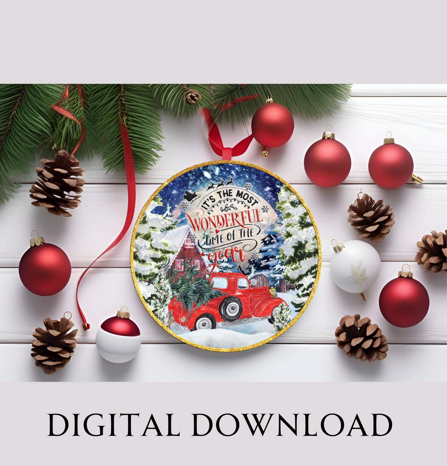 Digital Download - Christmas Ornament