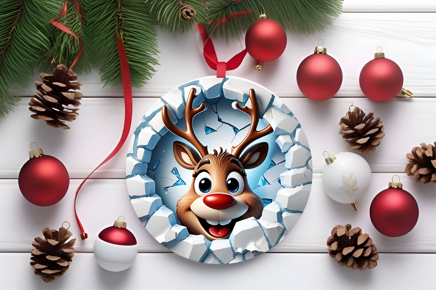 Digital Download - Christmas Ornament Bundle 6 images included