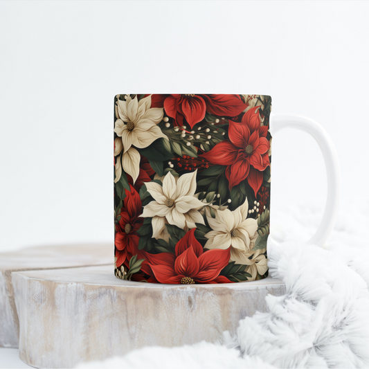 Poinsettias Mug Wrap