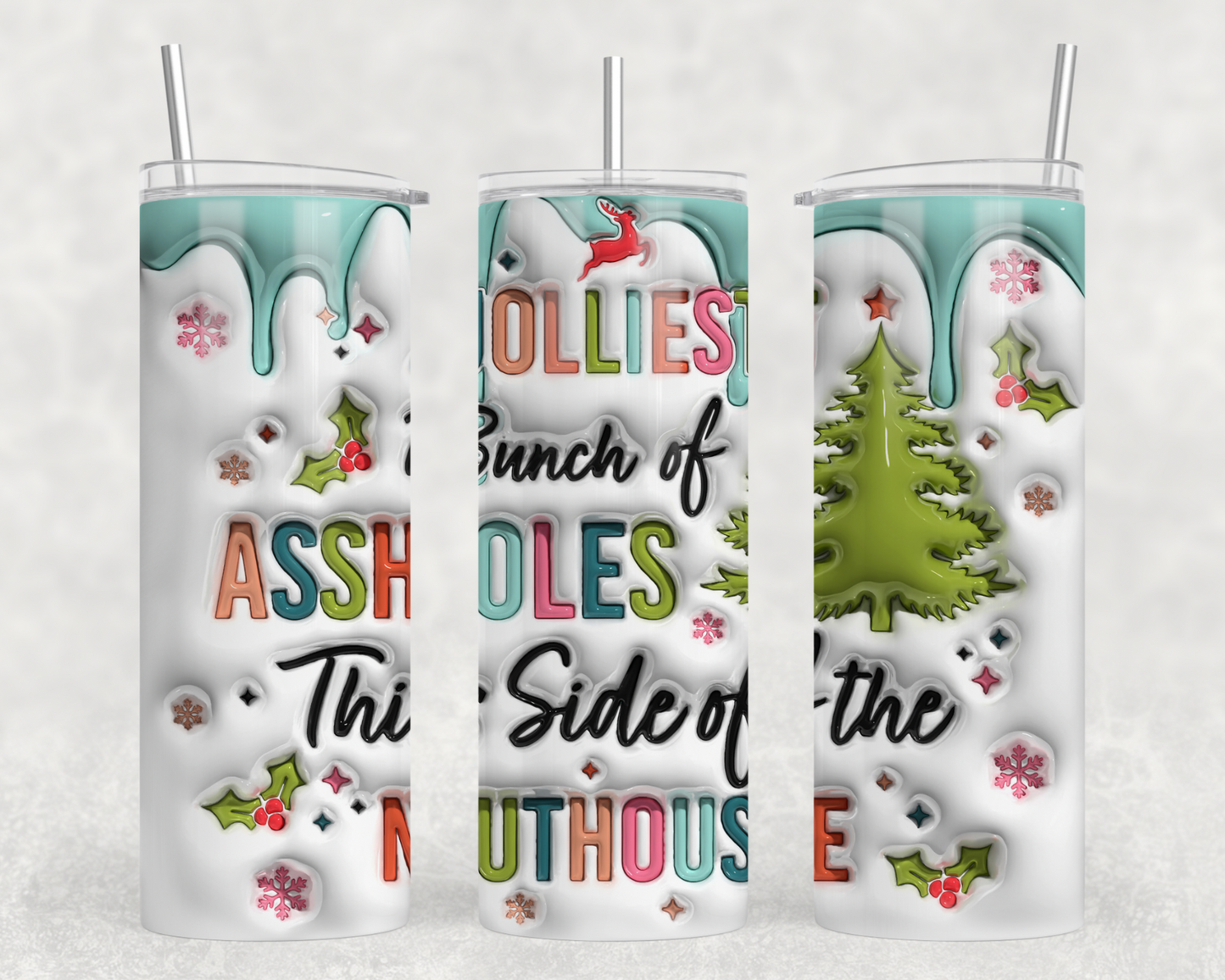 Jolliest Bunch Tumbler Wrap