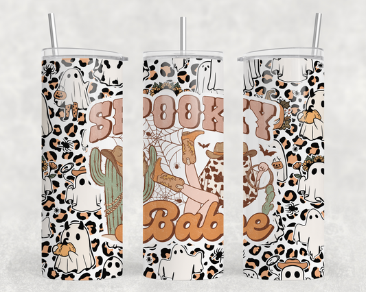 Spooky Babe Tumbler Wrap