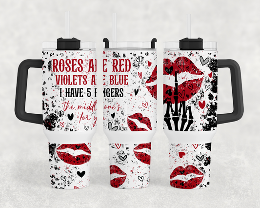 The Middle Finger Is For You 40oz Tumbler Wrap