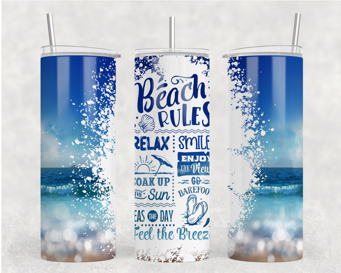 Beach Rules 20oz Tumbler