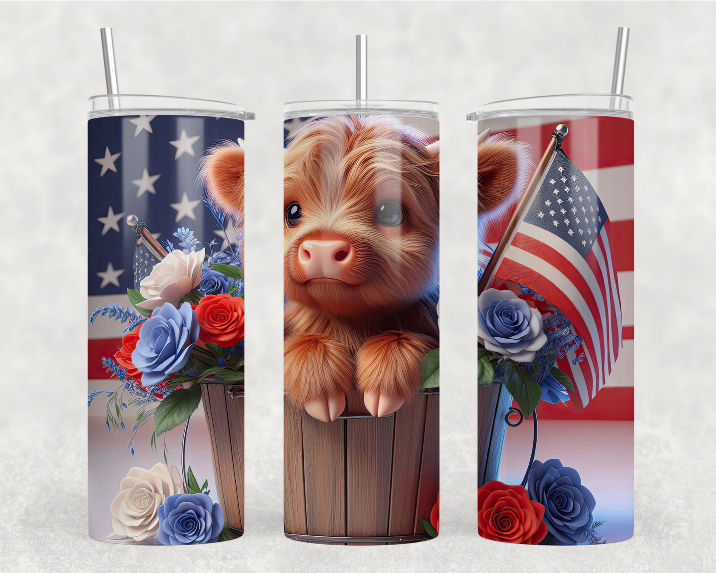 TW - Patriotic Baby Highland Tumbler Wrap