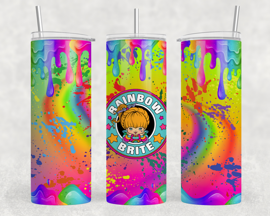 Rainbow Brite Tumbler Wrap