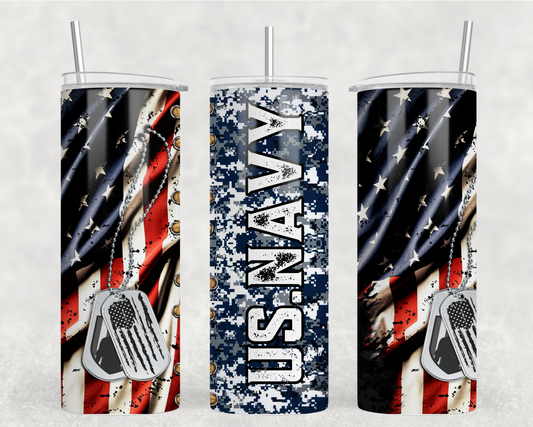 TW - US Navy Tumbler Wrap