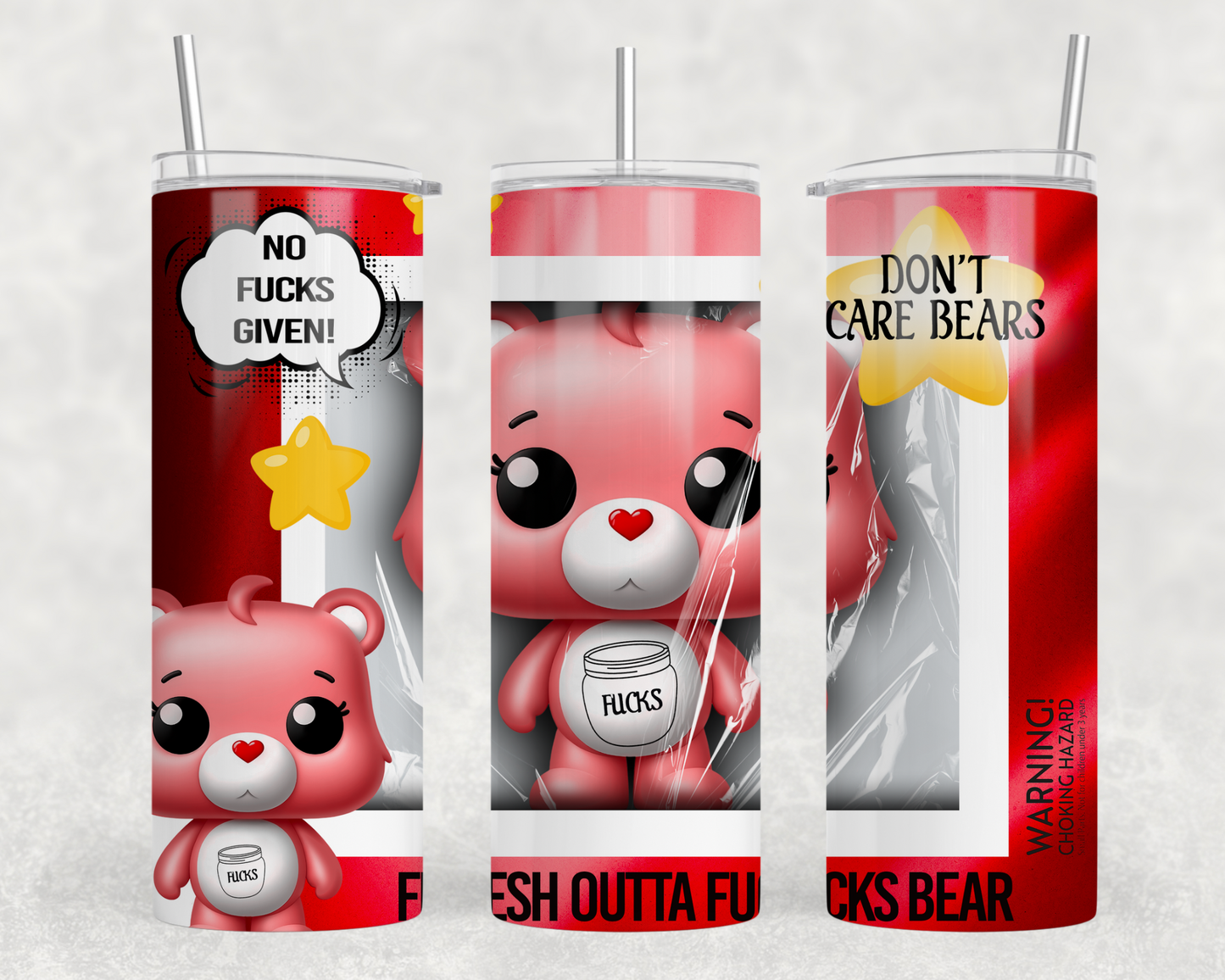 Don’t Care Bears RD Tumbler Wrap