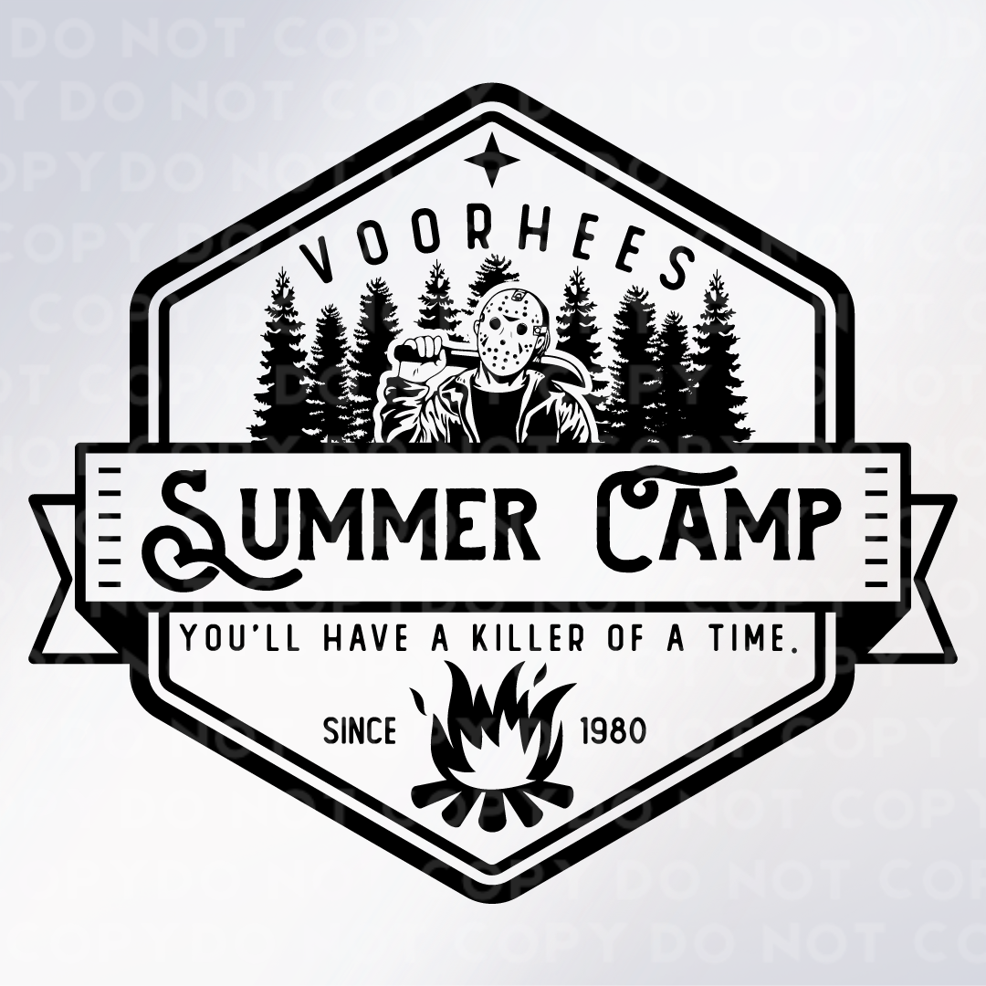 Voorhees Summer Camp Sublimation Print