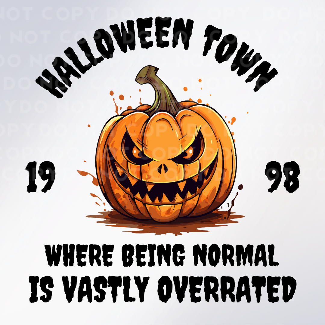 Halloween Town Sublimation Print