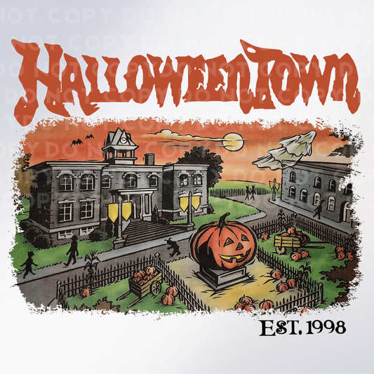 Halloween Town EST. 1998 Sublimation Print