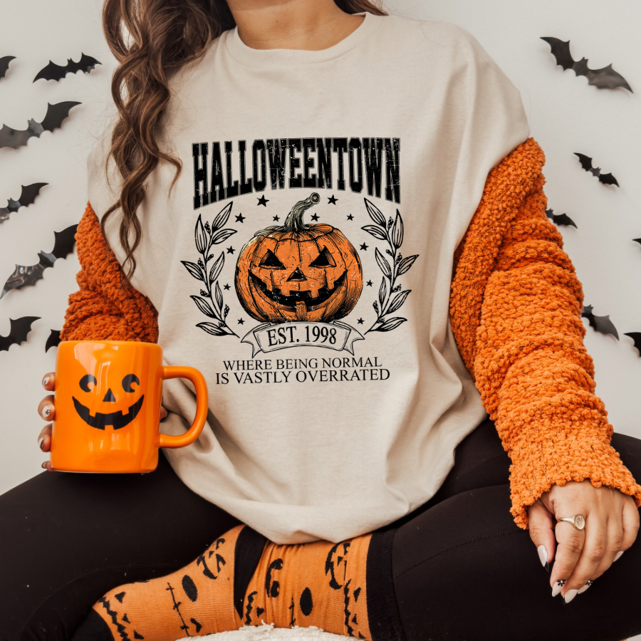 Halloween Town College  Sublimation Print