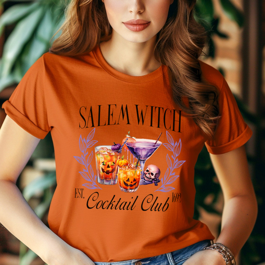 Salem Witch Cocktail Club Sublimation Print