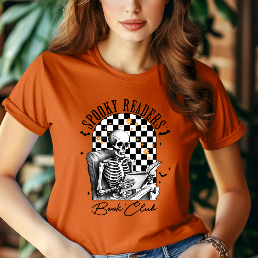 Spooky Readers Book Club Sublimation Print