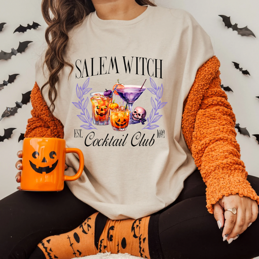 Salem Witch Cocktail Club Sublimation Print