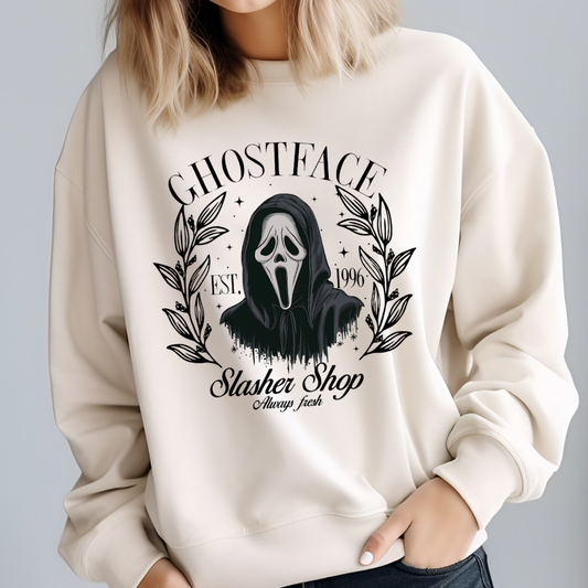 GhostFace Slasher Shop Sublimation Print