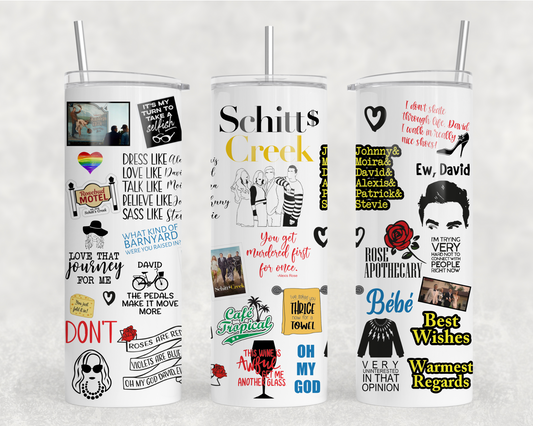 Schitt$ Creek Tumbler Wrap