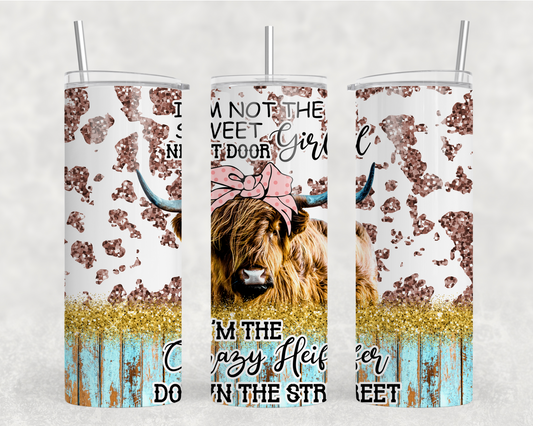 Not The Sweet Girl Next Door Tumbler Wrap