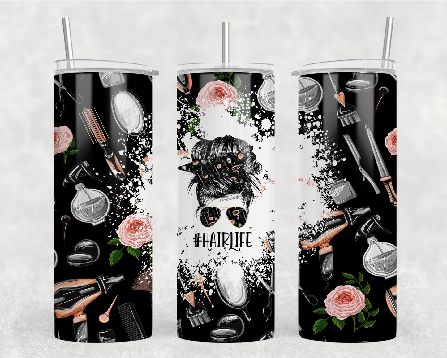 Hair Life Tumbler Wrap