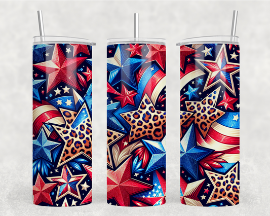 TW - Payriotic Stars Tumbler Wrap