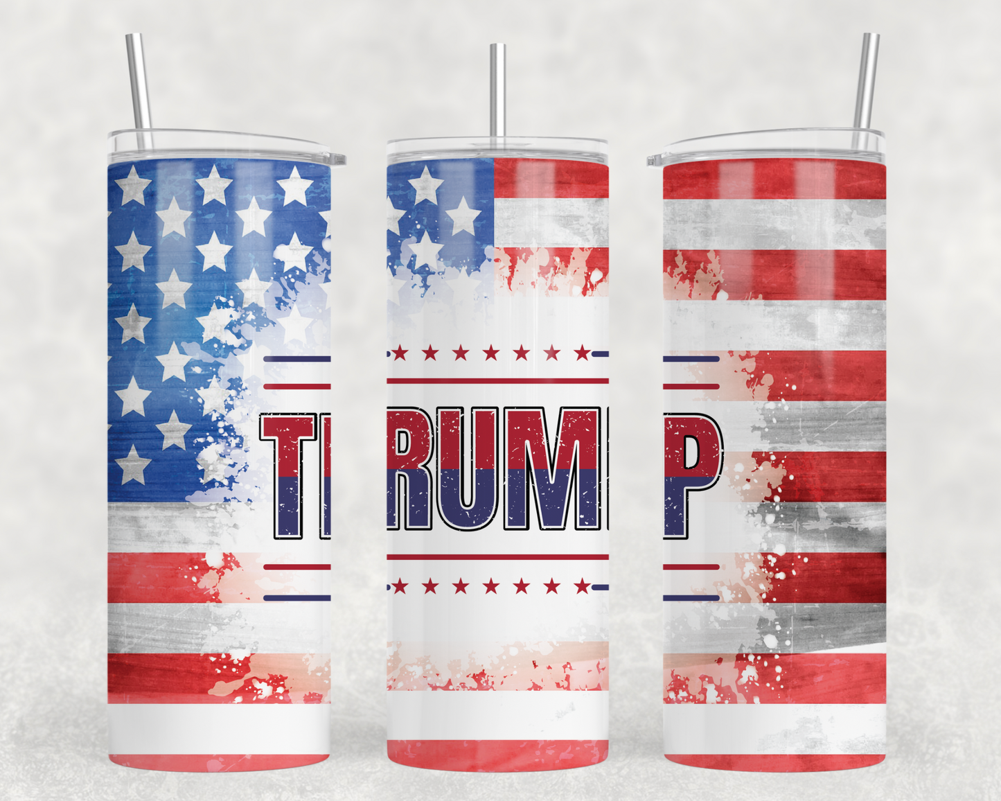 Trump Flag Sublimation Tumbler Wrap