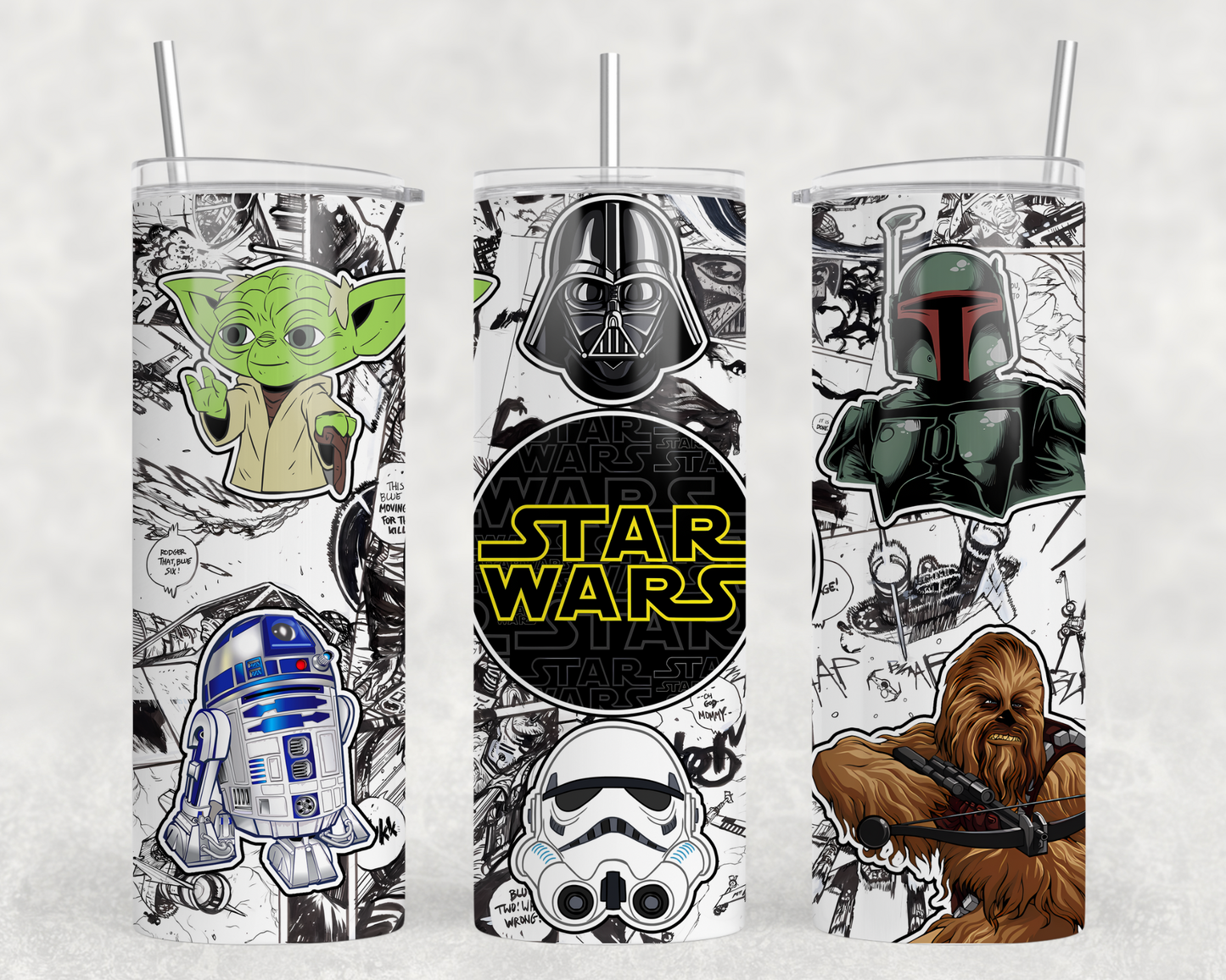 Star Friends Sublimation Tumbler Wrap