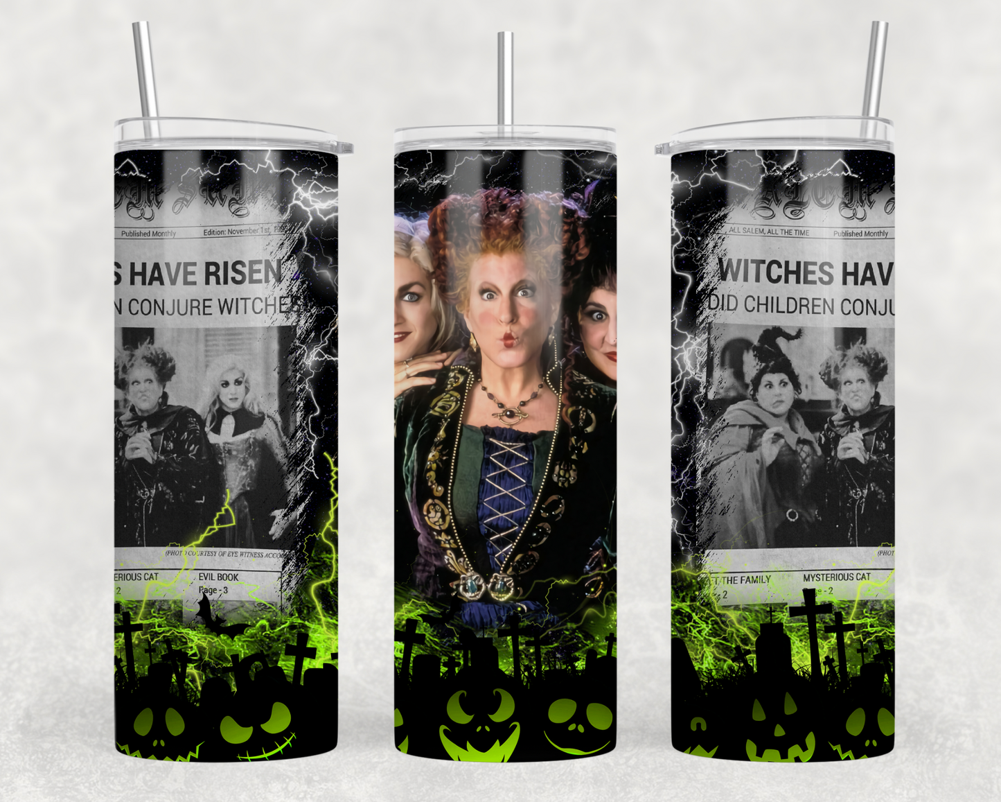 Hocus Pocus-Witches Have Risen Tumbler Wrap