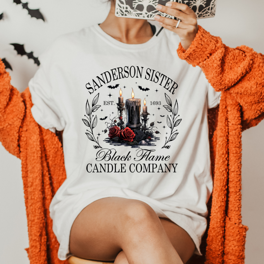 Sanderson Sisters Black Flame Candle Co. Sublimation Print