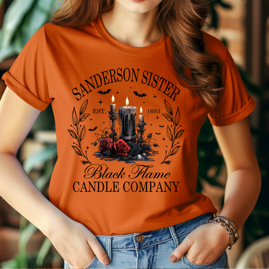 Sanderson Sisters Black Flame Candle Co. Sublimation Print