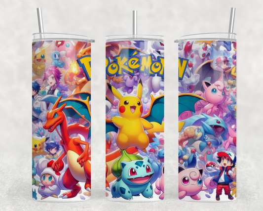 Pok•e•mon Sublimation Tumbler Wrap