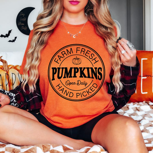 Farm Fresh Pumpkins Sublimation Print