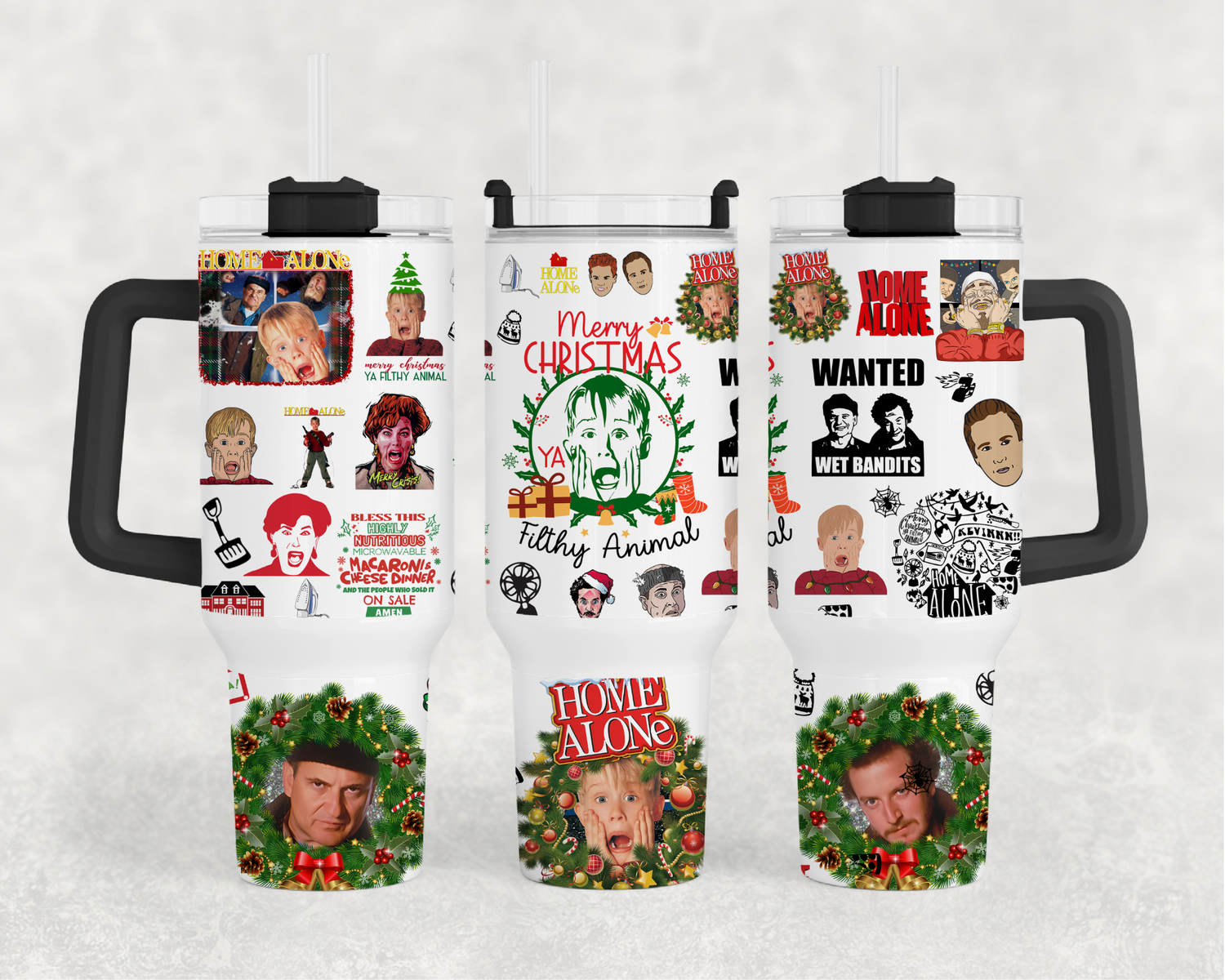 40oz Christmas Sublimation Tumbler Wraps