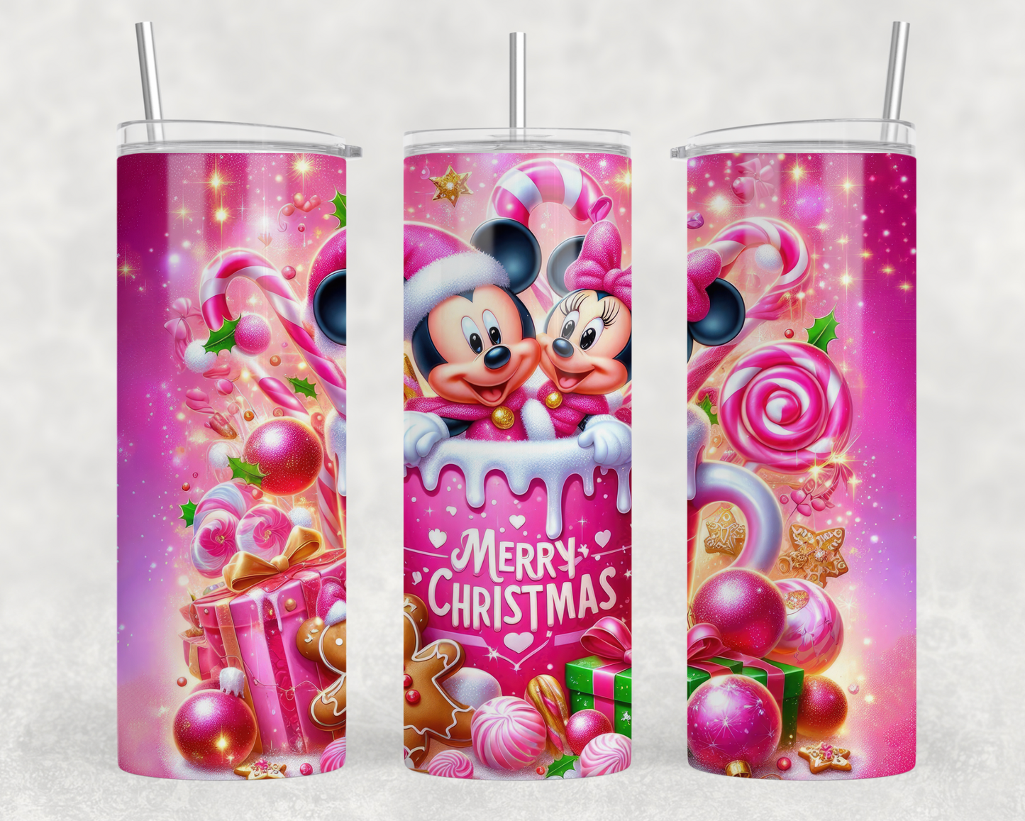 Magical Merry Christmas Sublimation Tumbler Wrap