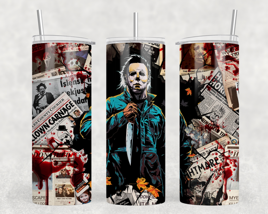 Myers Newspaper Tumbler Wrap