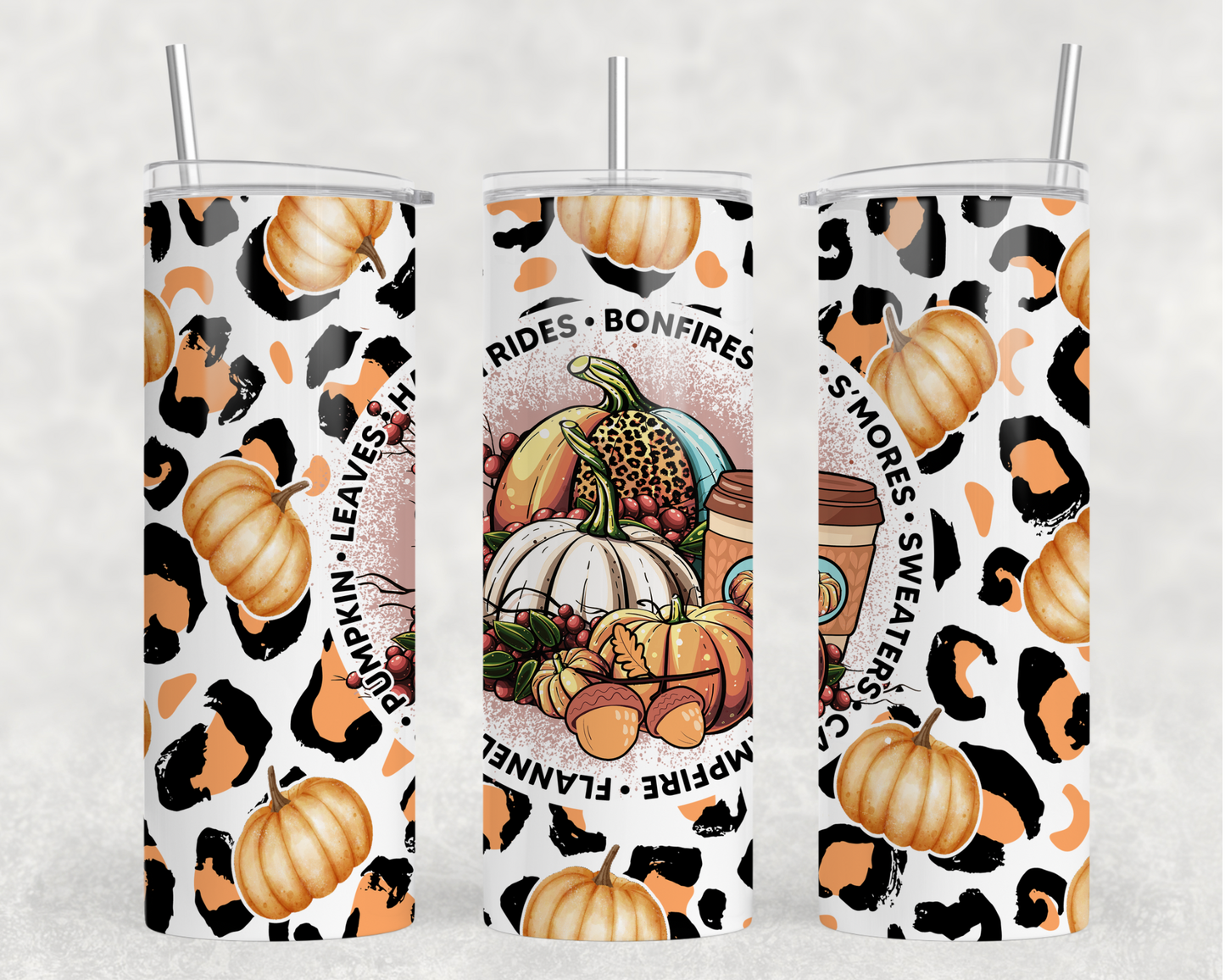 Fall Things Tumbler Wrap