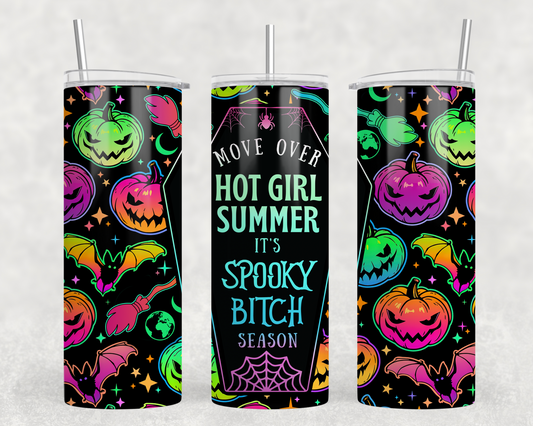 Spooky Bitch Season Tumbler Wrap