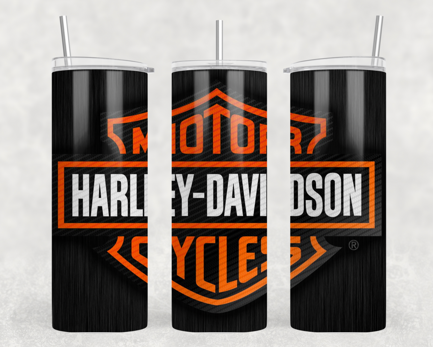 HD Orange & Black Tumbler Wrap