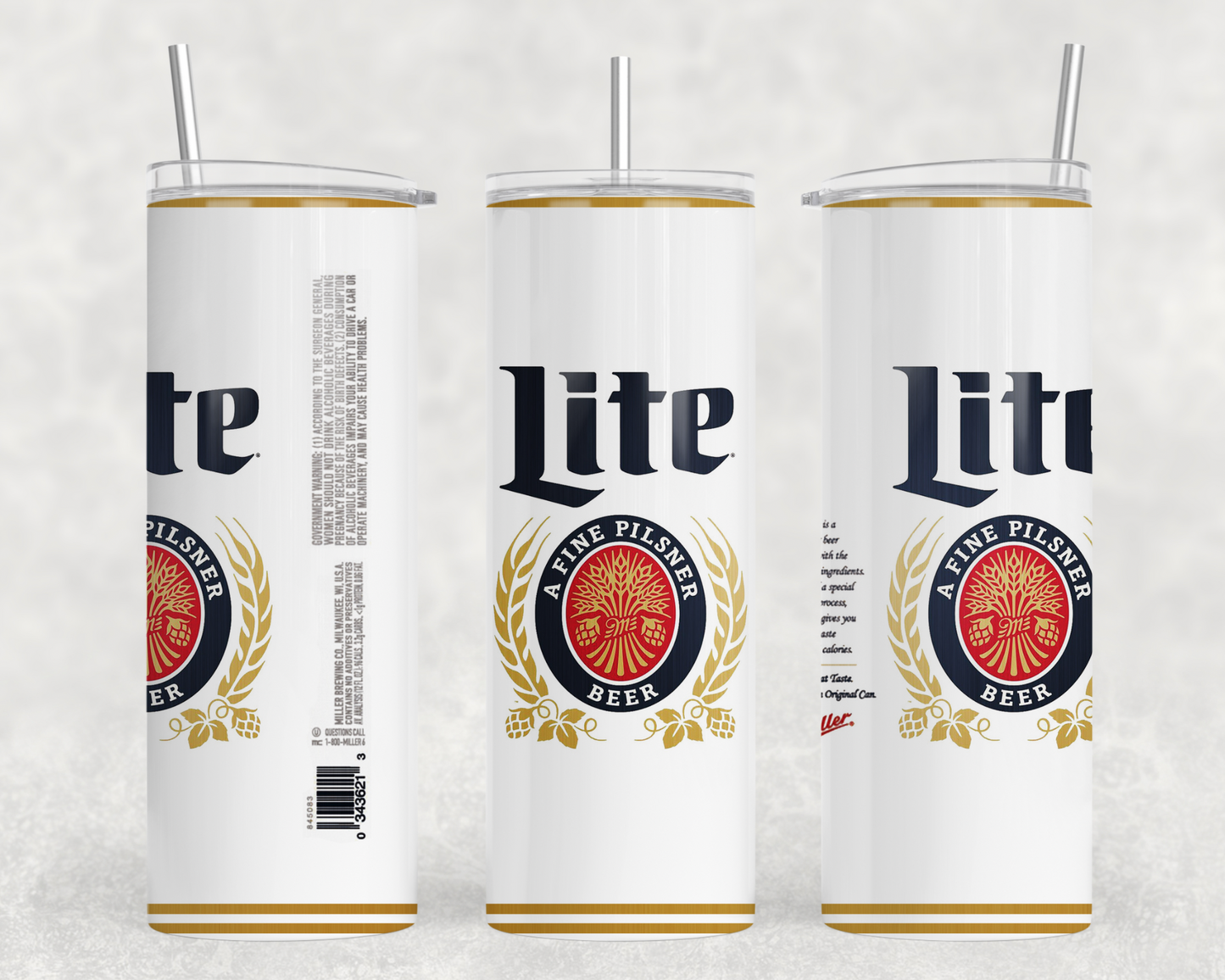 Miller Lite Tumbler Wrap