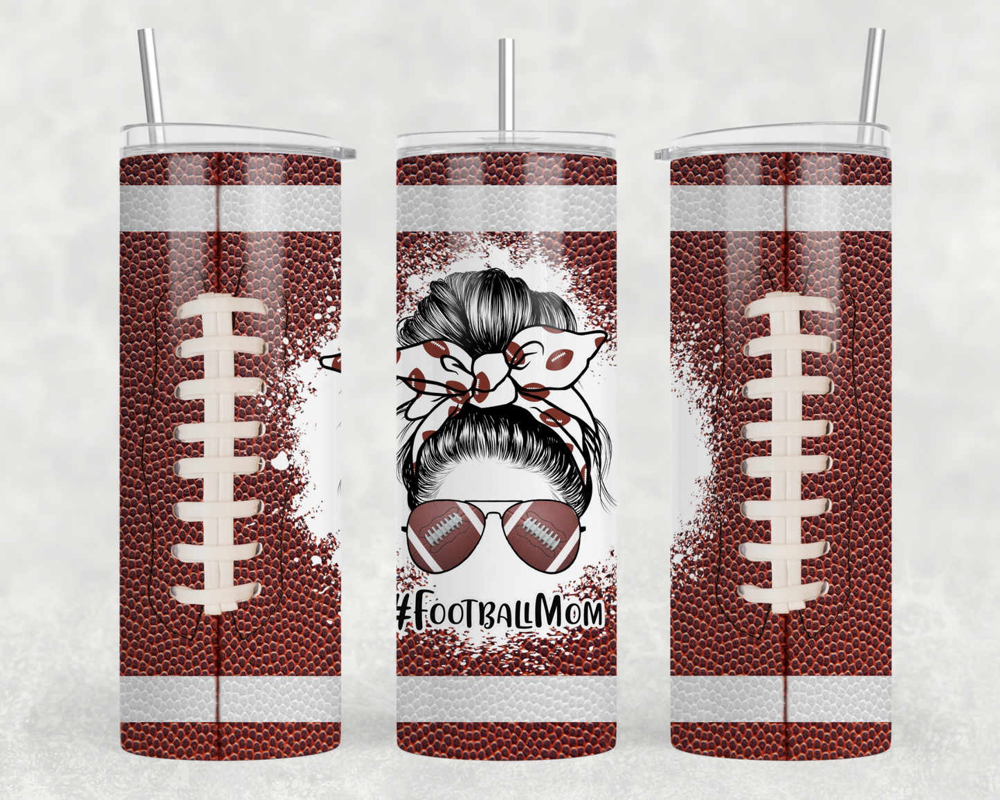 Football Mom Tumbler Wrap