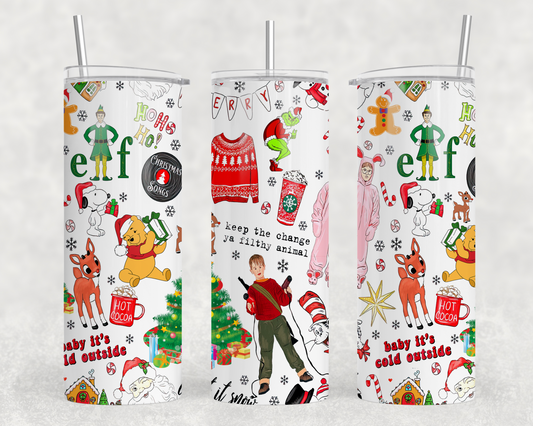 All Christmas Things Tumbler Wrap