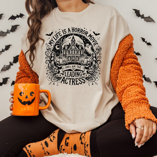 My Life Is A Horror Movie Sublimation Print