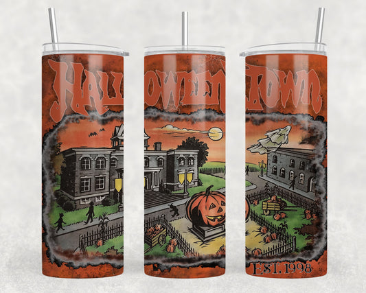 Halloween Town Tumbler Wrap