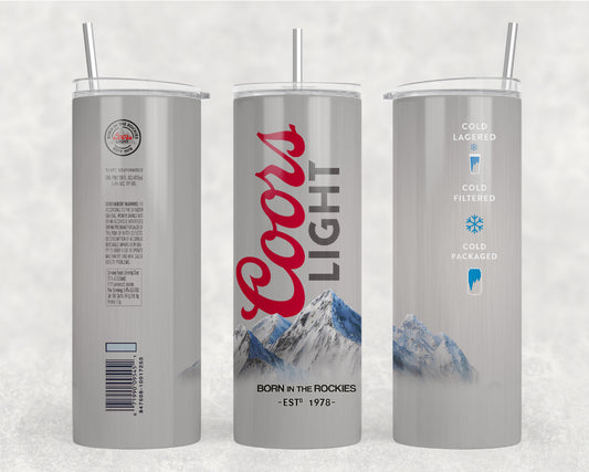 Coors Light Tumbler Wrap