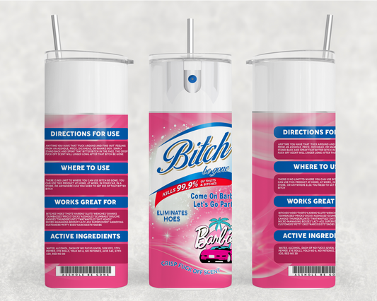 Barbie Car Bit*ch Be Gone Tumbler Wrap