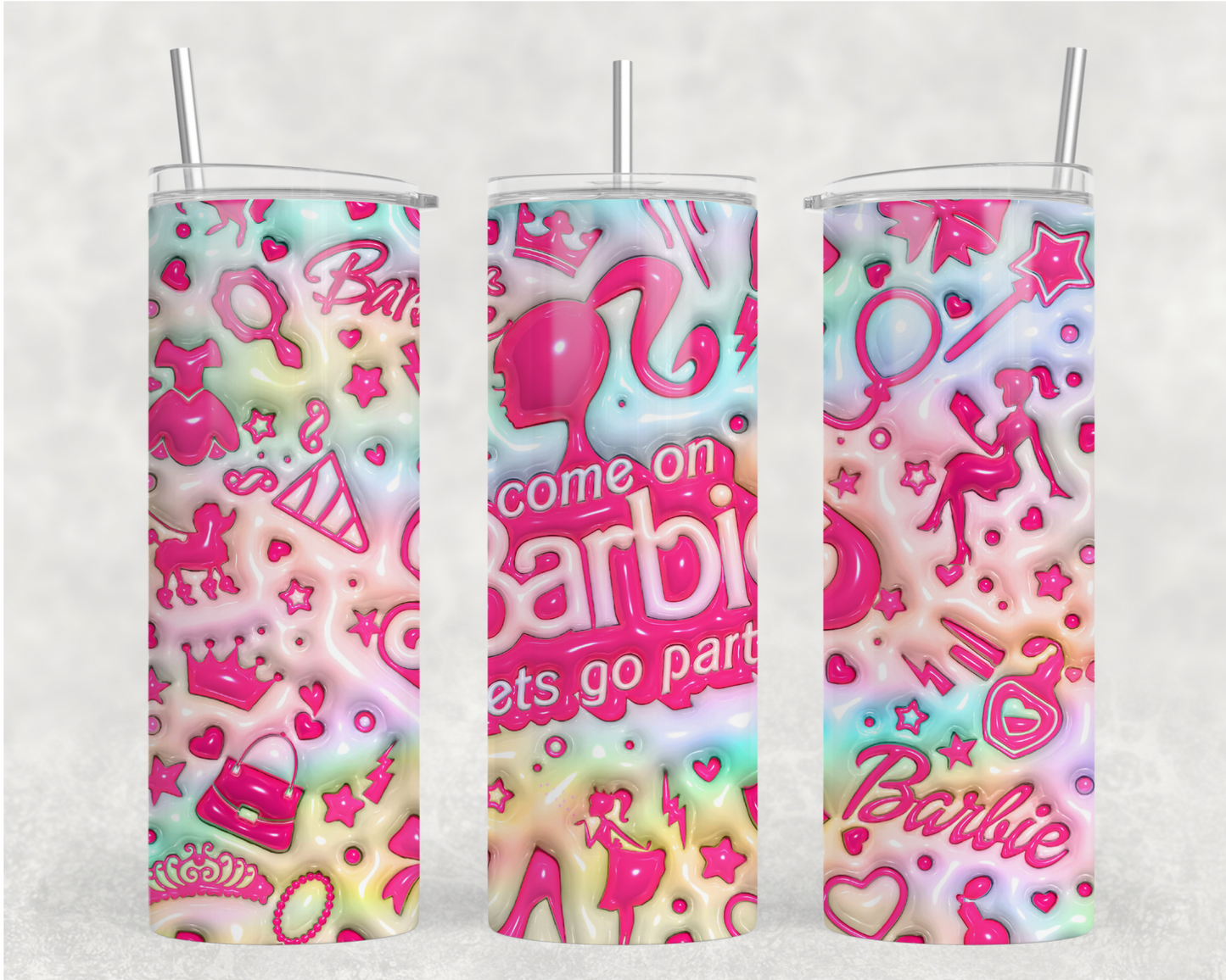 Let’s Go Party (PUFF RNBOW) Tumbler Wrap